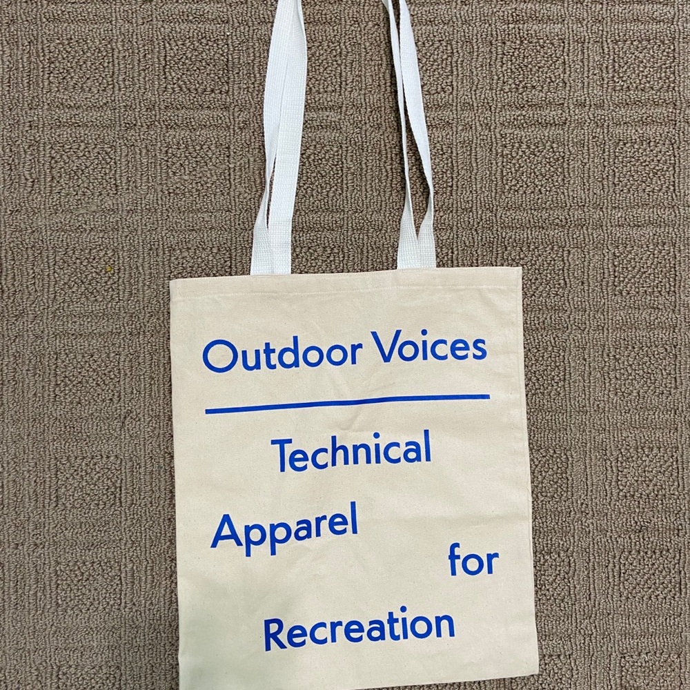 Outdoor Voices brand new tote